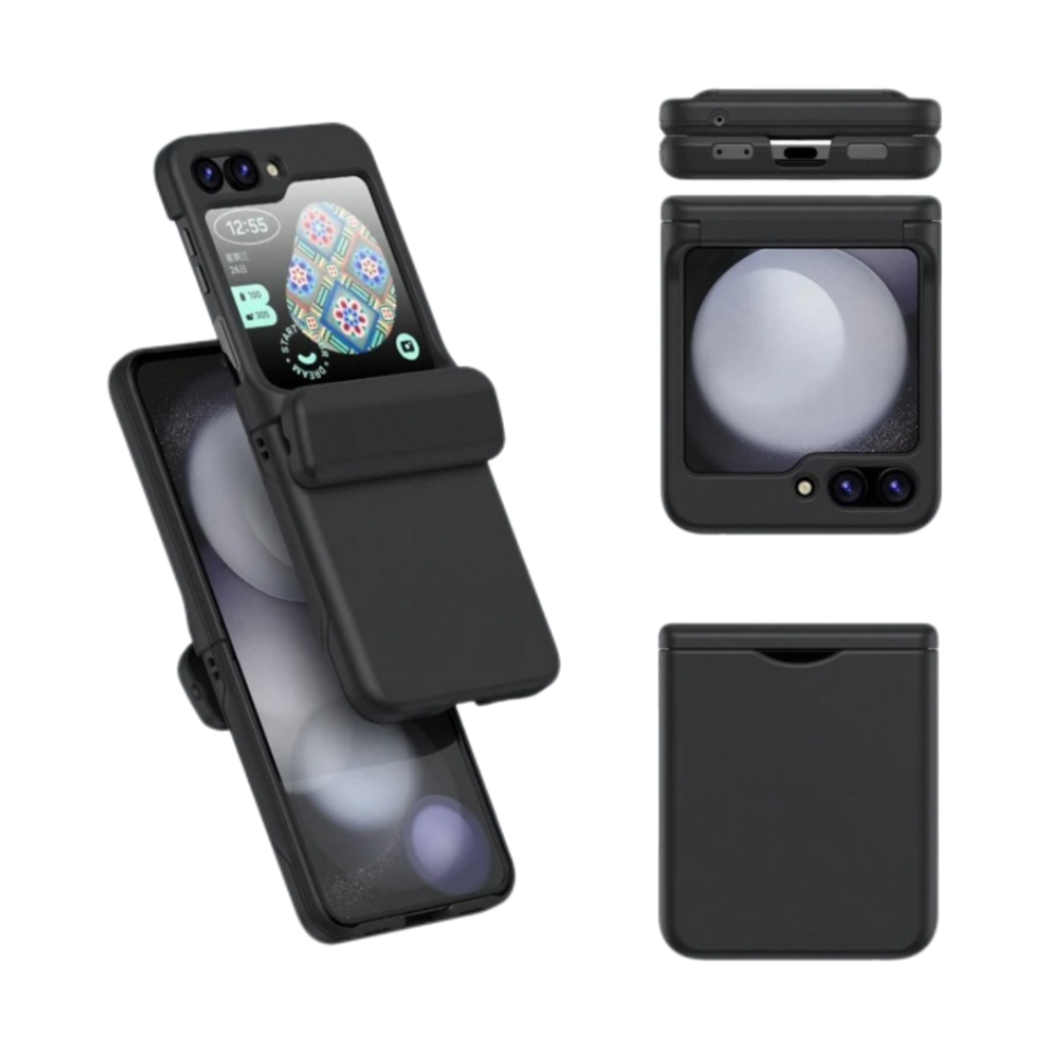 CASE FLIP NEGRO TARJETERO ANTISHOCK - Yúrval Perú