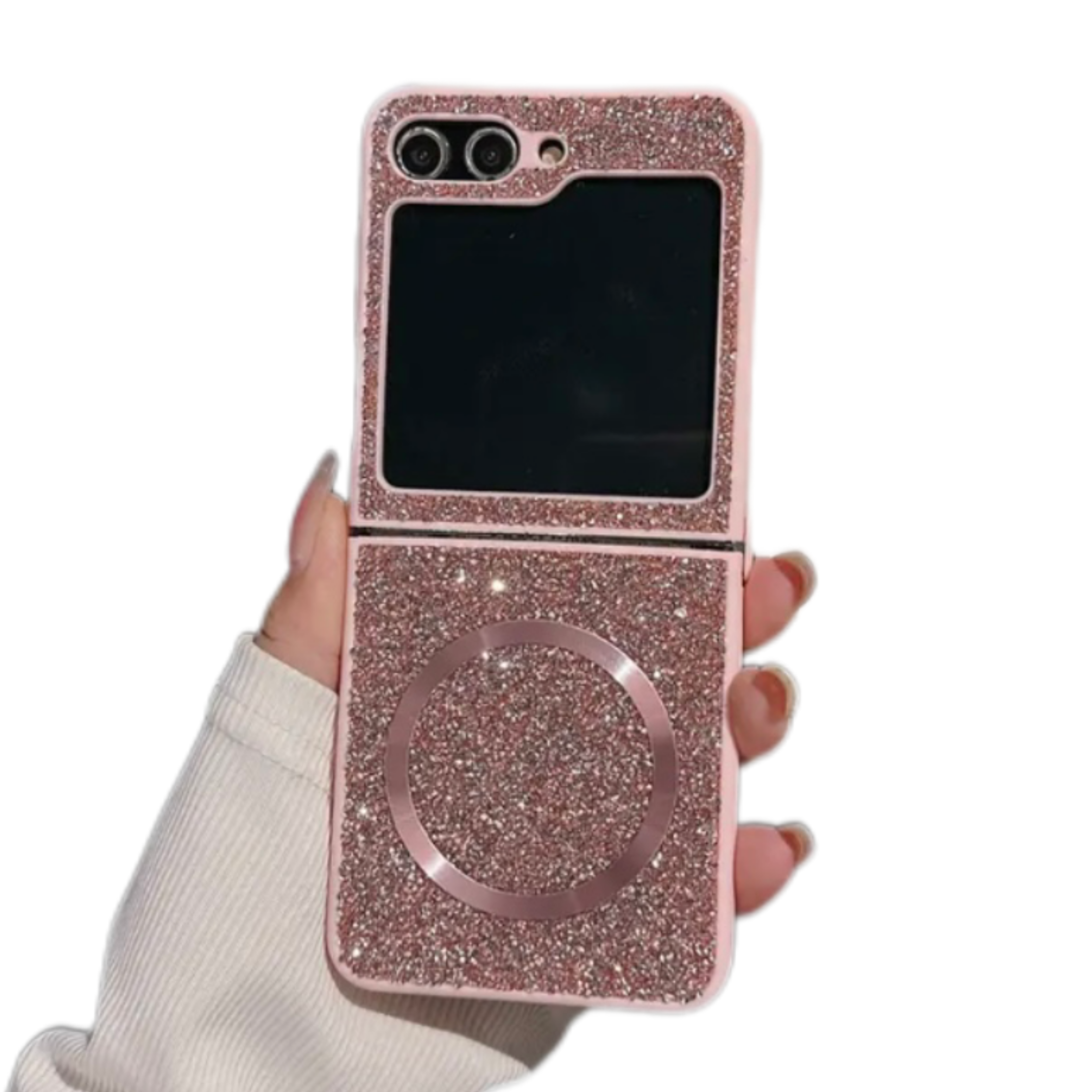 CASE FLIP MAGSAFE ROSADO - Yúrval Perú