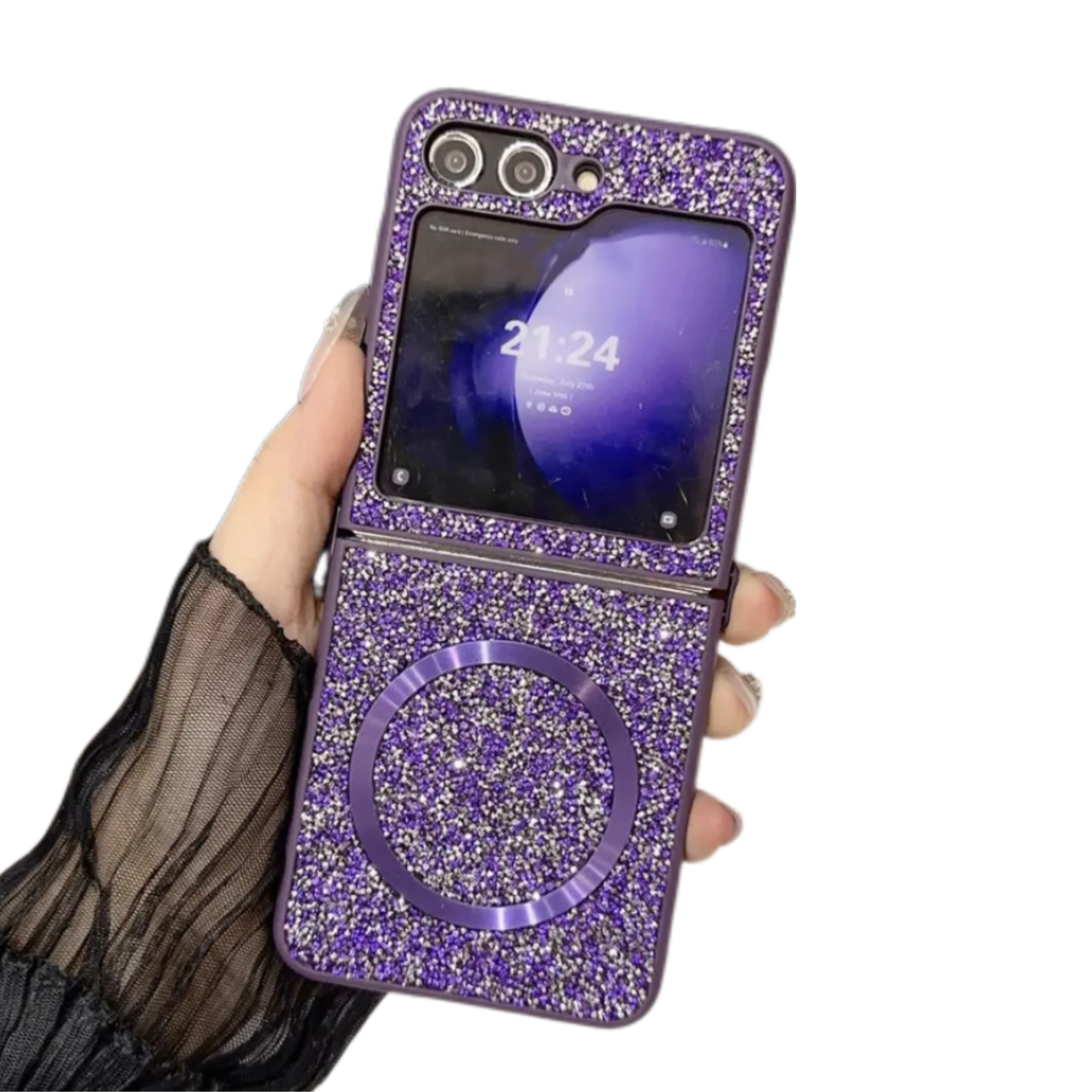 CASE FLIP MAGSAFE MORADO - Yúrval Perú CASE FLIP MAGSAFE MORADO - Yúrval Perú