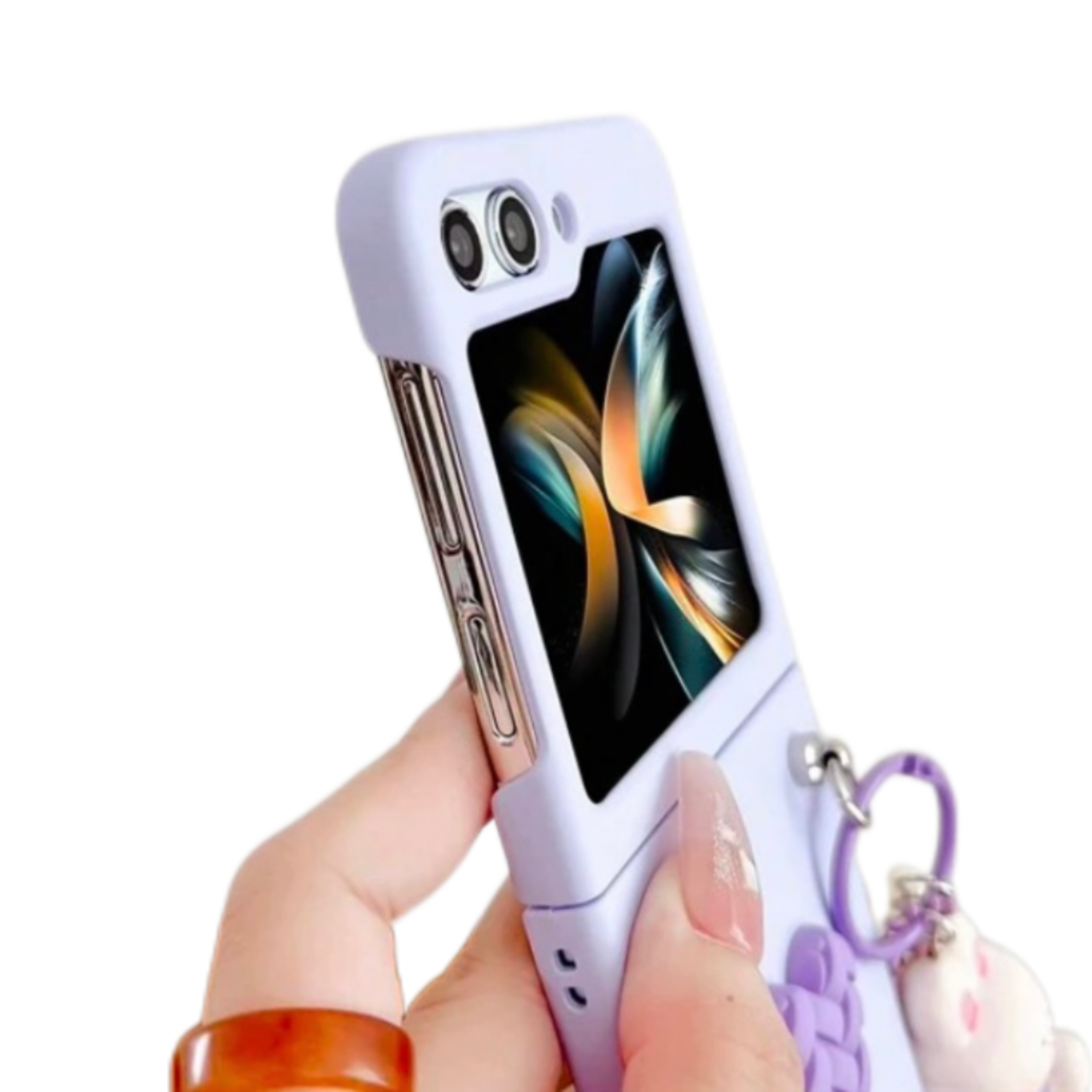 CASE FLIP LILA PREMIUM - YÚRVAL PERÚ