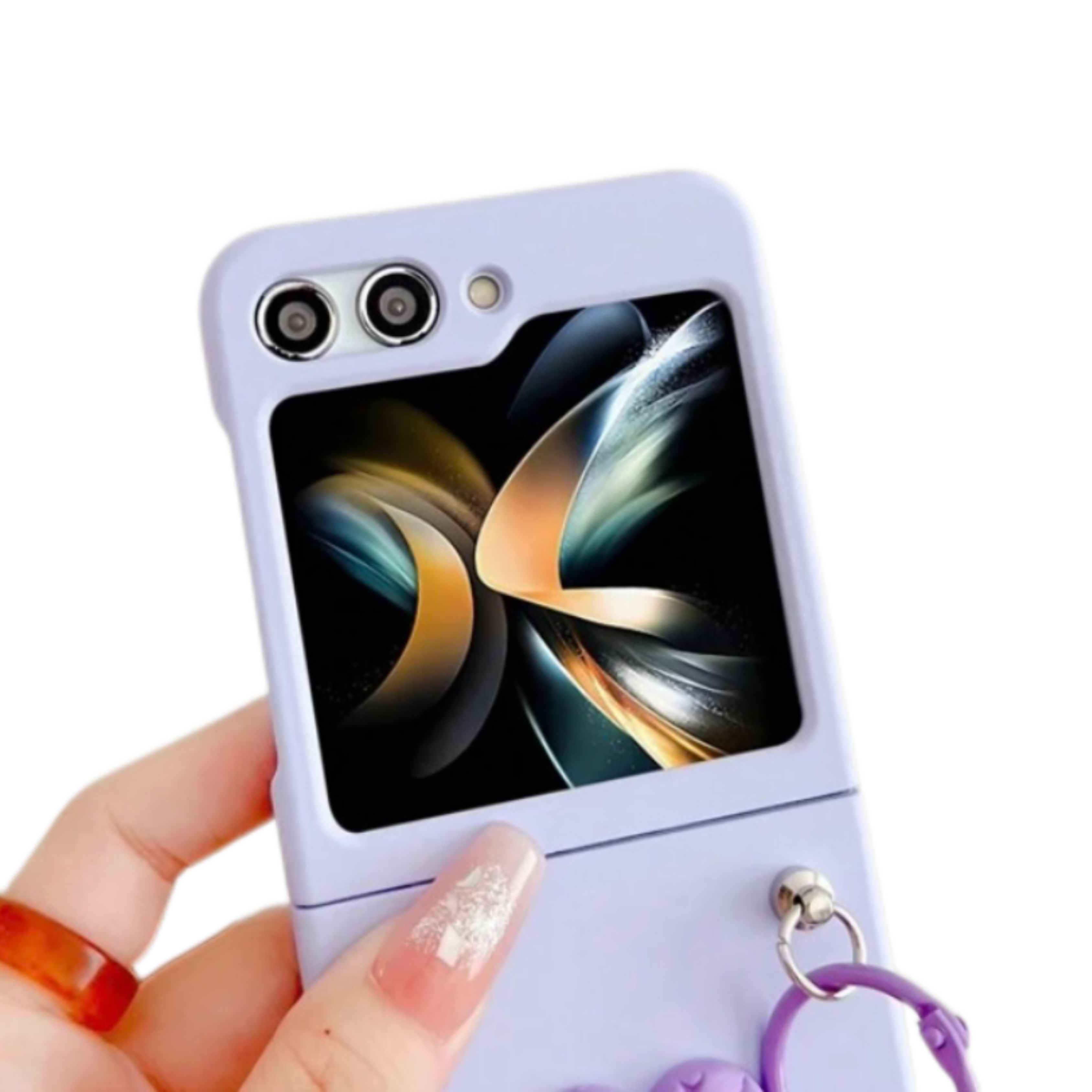 CASE FLIP LILA PREMIUM - YÚRVAL PERÚ